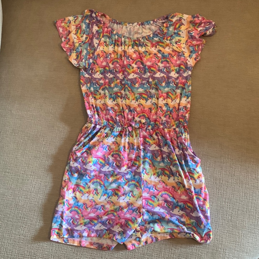 Posh Peanut x Lisa Frank Markie Magic Romper